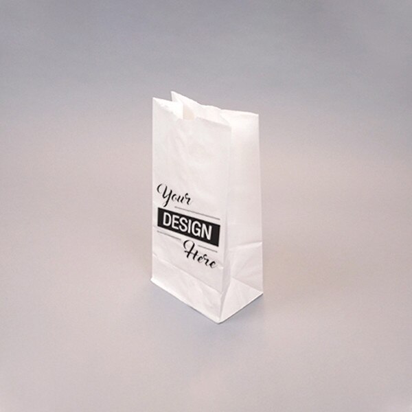 Custom-Printed White Kraft 2-lb Bag